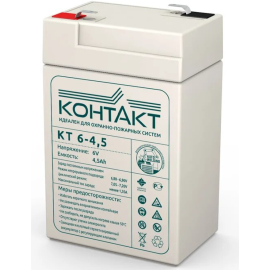 Аккумуляторная батарея КТ 6-4,5 (6V / 4,5Ah), изображение 3
