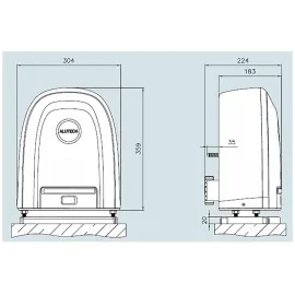 Электропривод RTO-500KIT со встроенным блоком, Варианты: Электропривод RTO-500KIT, изображение 22