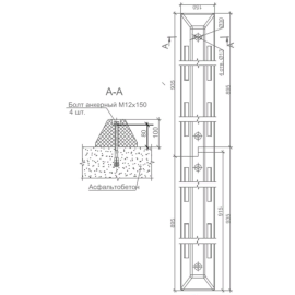 Колесоотбойник композитный КО-1000, изображение 4