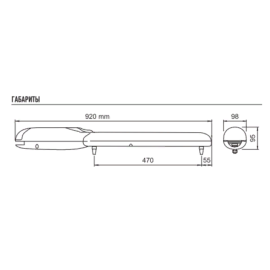 Комплект привода WG3524HSBDKIT — для автоматизации распашных ворот, изображение 2
