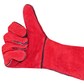 Краги спилковые пятипальные тип Трек, изображение 4