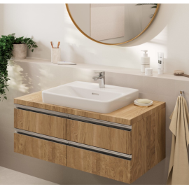 Смеситель хром для для раковины 70 мм push-open, Варианты: смеситель хром 71550000, изображение 6