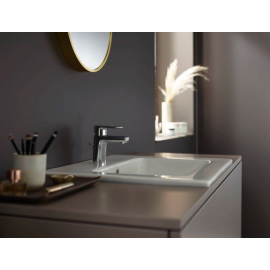 Смеситель хром для для раковины 70 мм, Варианты: смеситель хром 71558000, изображение 2