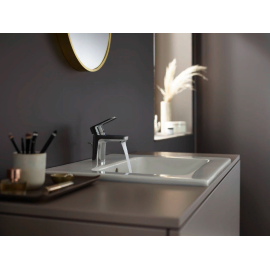 Смеситель хром для для раковины 70 мм, Варианты: смеситель хром 71558000, изображение 5