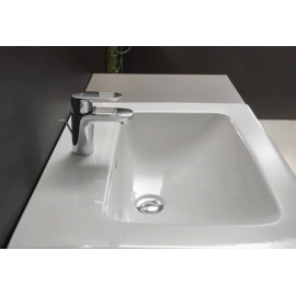 Смеситель хром для для раковины 100 мм push-open, изображение 2