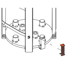 Упругая опора 63000228 для герконовых датчиков J275HA, изображение 2