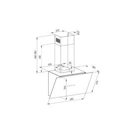 Наклонная вытяжка NB-60W