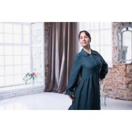 Платье женское повседневное, Цвет: изумрудно-зеленый, Российский размер: 50, изображение 8