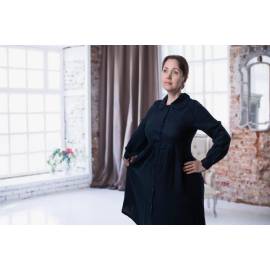 Платье женское повседневное с завязками, Цвет: синий, Российский размер: 46, изображение 5