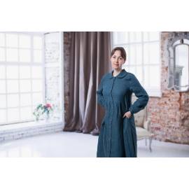 Платье женское повседневное, Цвет: изумрудно-зеленый, Российский размер: 50, изображение 10