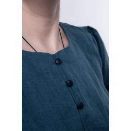 Платье женское повседневное, Цвет: изумрудно-зеленый, Российский размер: 50, изображение 4