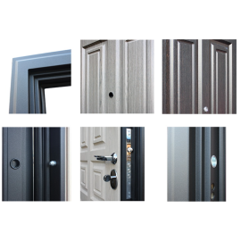 Стальная дверь "Атлант", Размер блока: 880х2050, Сторона открывания: левая (петли слева), изображение 9