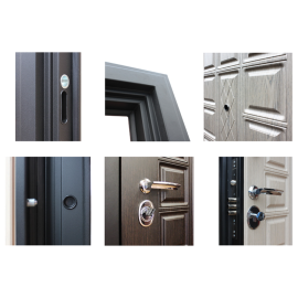 Стальная дверь "Консул", Размер блока: 880х2050, Сторона открывания: левая (петли слева), изображение 3