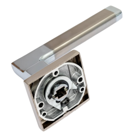 Ручка дверная Rucetti RAP 17-S SN/CP, изображение 3