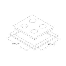 Встраиваемая варочная панель Oasis P-IBS