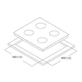Встраиваемая варочная панель Oasis P-MNP