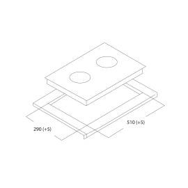 Встраиваемая варочная панель Oasis P-SBD
