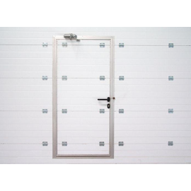 Комплект для врезки калитки, окрашенный в цвет ворот, изображение 2