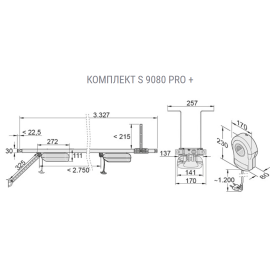 Комплект привода SOMMER S9080 pro+, изображение 9