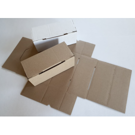 Самосборный короб 260х110х110, Т-21, Марка картона: Т21, Цвет: бурый, изображение 3
