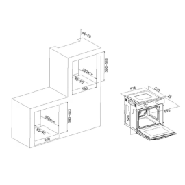Встраиваемый духовой шкаф Oasis D-W