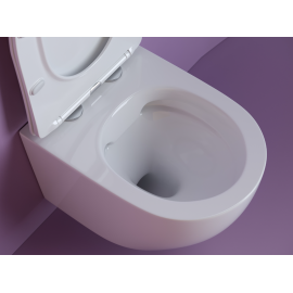 Подвесной унитаз Uno Rimless CN11001, изображение 5