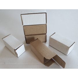 Самосборный короб 90х40х40, Т-21, Марка картона: Т21, Цвет: бурый, изображение 2