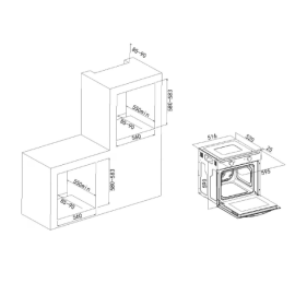 Встраиваемый духовой шкаф Oasis D-B