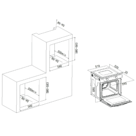 Встраиваемый духовой шкаф Oasis D-MB