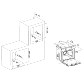 Встраиваемый духовой шкаф Oasis D-MW, Варианты: Модель Oasis D-MW