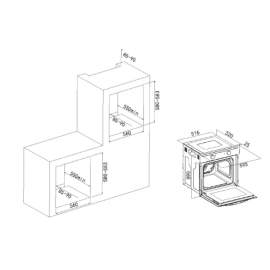 Встраиваемый духовой шкаф Oasis D-N