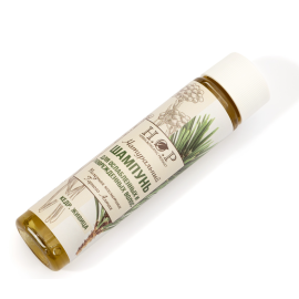 Натуральный шампунь для ослабленных и поврежденных волос "КЕДР, ЖИВИЦА"