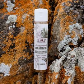 Натуральный шампунь для ослабленных и поврежденных волос "КЕДР, ЖИВИЦА"