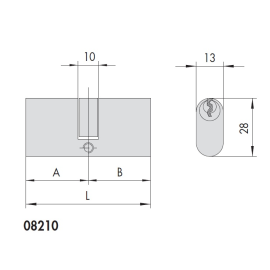 Овальный цилиндр 70мм (30х40) латунь, изображение 2
