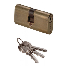 Овальный цилиндр 73 мм (28х45) латунь, изображение 2