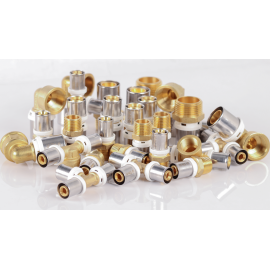 RIIFO Omni штуцер с наружной резьбой пресс латунь 16-1/2"НР, изображение 3