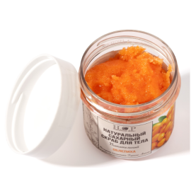 Скраб для тела сахарный "ОБЛЕПИХА" питательный