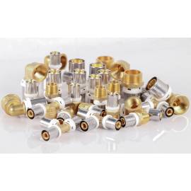 Соединитель пресс латунь RIIFO Omni 40-40, изображение 3