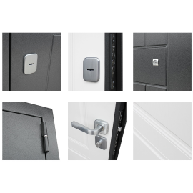 Стальная дверь «АРСЕНАЛ», Размер блока: 880х2050, Сторона открывания: левая (петли слева), изображение 11