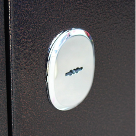 Стальная дверь «Комфорт» с зеркалом, Размер блока: 880х2050, Сторона открывания: левая (петли слева), изображение 3