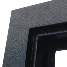 Стальная дверь «Комфорт» с зеркалом, Размер блока: 880х2050, Сторона открывания: левая (петли слева), изображение 6