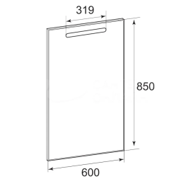 Зеркало Roca The Gap 60 ZRU9302688, изображение 8