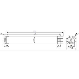 Alutech AM1/20-15 внутривальный привод для роллет, изображение 8