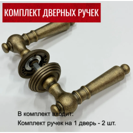 Дверные ручки Rucetti RAP-CLASSIC-L 8 OMB, изображение 3