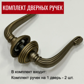 Дверные ручки Rucetti (Ручетти) RAP-CLASSIC-L 4 OMB, изображение 2