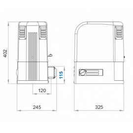 Электропривод для откатных ворот GULLIVER 18NET, изображение 4
