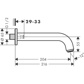 Излив для смесителя Vernis Blend 71420670, изображение 2