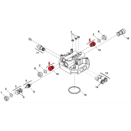 Клапан всасывающий с пружиной FAAC 4404065, изображение 3