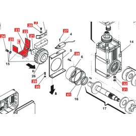 Кожух защитный шестерни Z16 для привода FAAC 884 MC 3PH, изображение 2