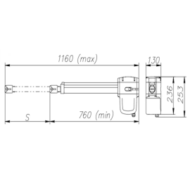 SC-3000SKIT комплект автоматики для распашных ворот, изображение 7